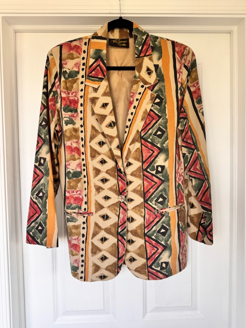 Vintage multicolor blazer